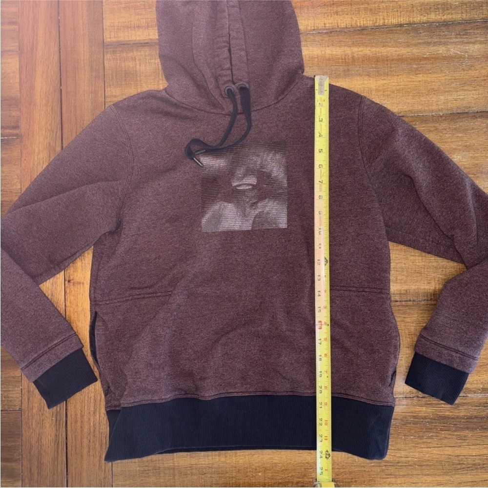Under Armour Threadborne Women’s PullOver Hoodie Sweatshirt Medium Burgundy - Picture 3 of 14
